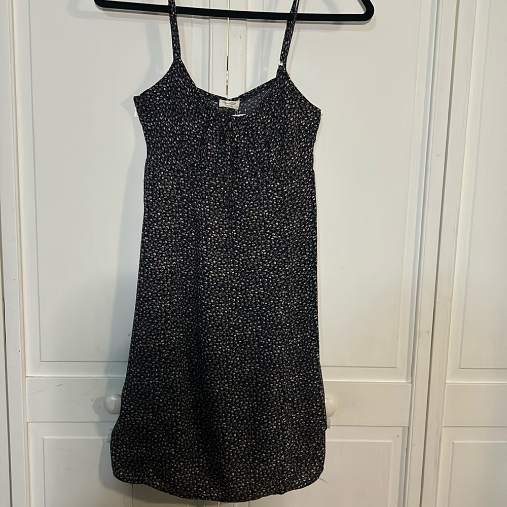 Brandy Melville, PacSun Sundress, Navy Blue Floral Print, One size (small), NWT